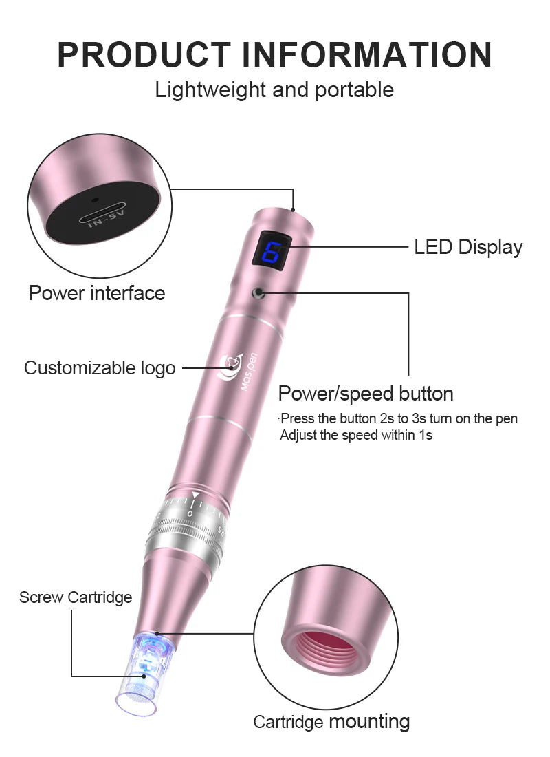 Wireless Microneedling Derma Pen/Mas Pen L6 Skin Care Tool