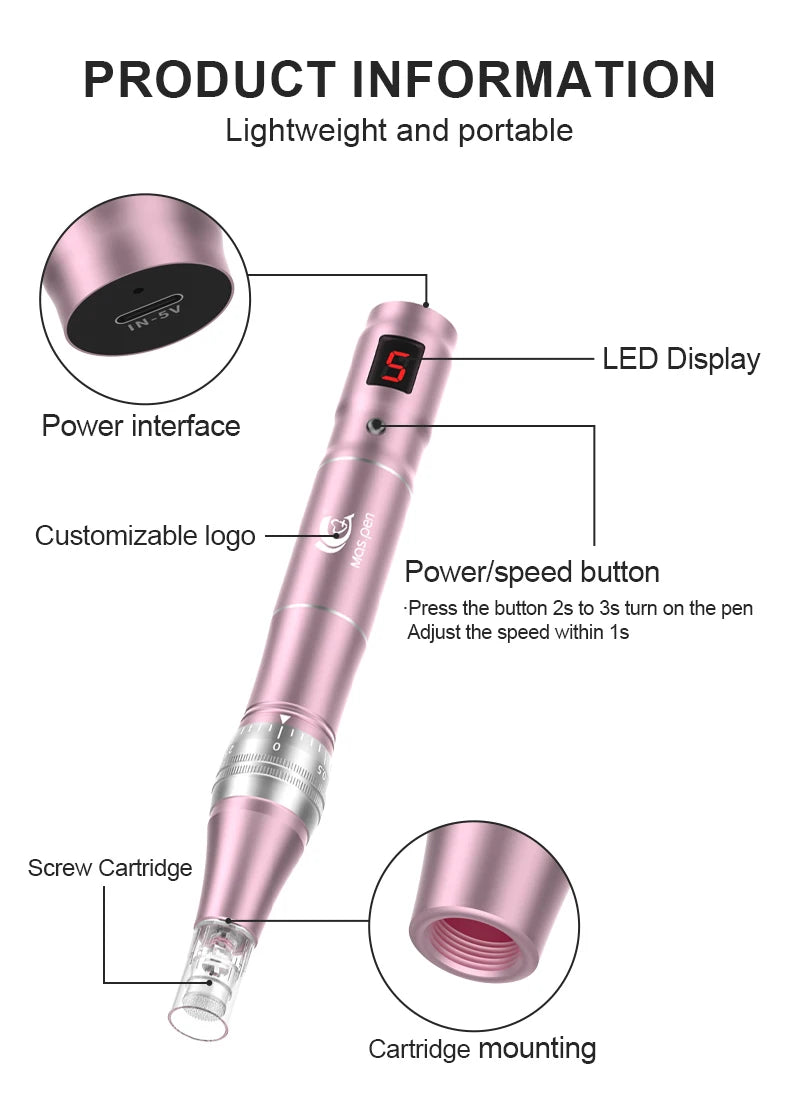 Wireless Microneedling Derma Pen/Mas Pen L3 Skin Care Tool